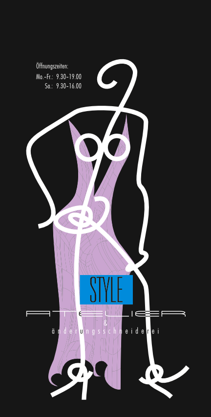 Style atelier Eingangstür